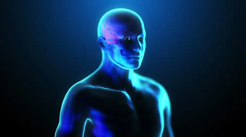 Translucent Man - 360 loop 스톡 동영상 23263892