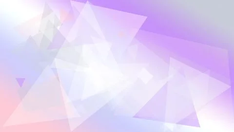 Translucent pastel polygons and triangles overlap in a soft modern composit.. Illustrazione stock