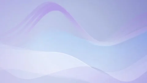 Translucent pastel ribbons flow in a seamless loop 库存影片 341492679
