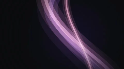 Translucent purple waves of light flow in a seamless loop Stock Footage 341859420