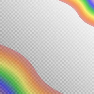 Translucent rainbow design Stock Illustration
