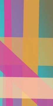 Translucent rectangles and intersecting diagonal planes build a vibrant abs.. Illustration