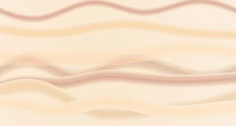 Translucent Silk Ribbon Waves on Light Background Stock Illustration