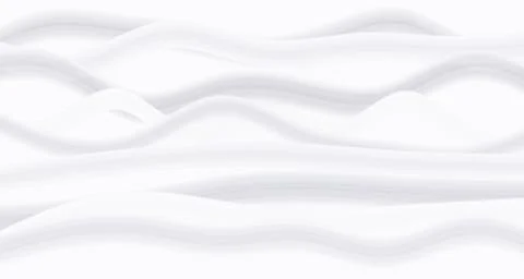 Translucent Silk Ribbon Waves on Light Background Stock Illustration
