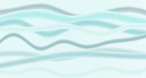 Translucent Silk Ribbon Waves Serenely Flowing Against Light Stock Illustration