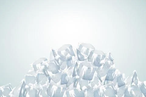 Translucent snow with ice. イラスト素材