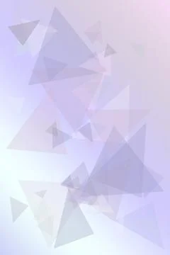 Translucent triangle fragments float across rose and lavender tones, produc.. Stock Illustration