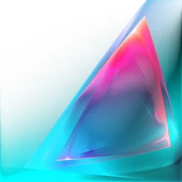Translucent triangle Stock Illustration