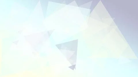 Translucent triangular facets blend aqua, pale blue, and white into a clean.. Stock Illustration