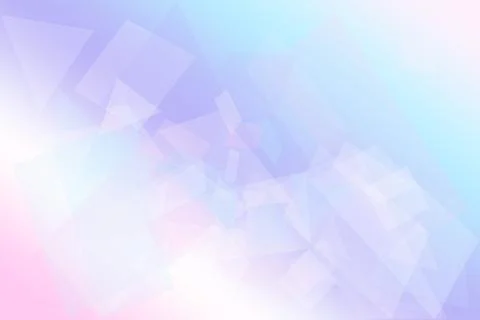 Translucent triangular facets float over pale blue and lavender tones with .. Stock Illustration