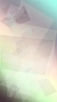 Translucent triangular polygons in mint, teal, cream and pale rainbow tones.. 스톡 일러스트