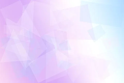 Translucent triangular shapes scatter across a cool lavender and sky-blue g.. Stock-Illustration