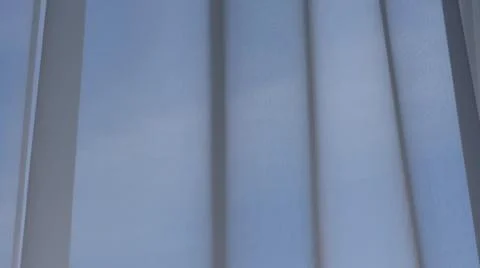 Translucent white curtains develop, defocus soft background. abstract background 스톡 사진