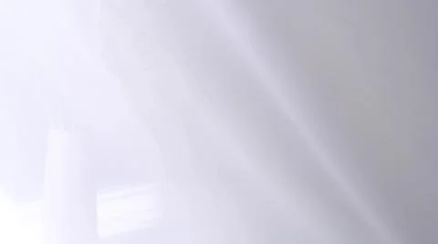 Translucent white curtains develop, defocus soft background. abstract background Foto stock