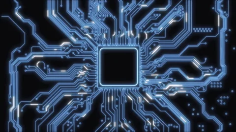 Transmission of binary information through conductors Stock Footage 251001484