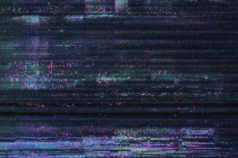 Transmission error static noise blue striped Stock Photos