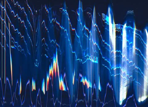 Transmission error static noise striped Illustrazione stock