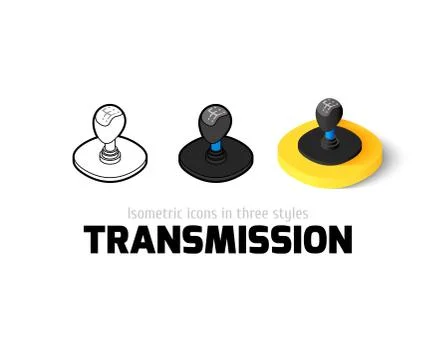 Transmission icon in different style 스톡 일러스트
