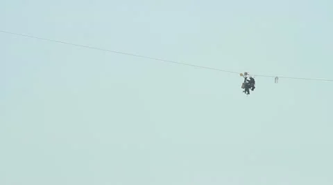 Transmission line Stock Footage 12848586