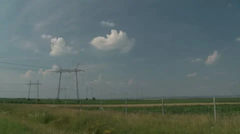 Transmission line Video stock 21663438