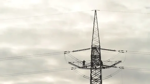 Transmission Line Stock-Footage 22841786