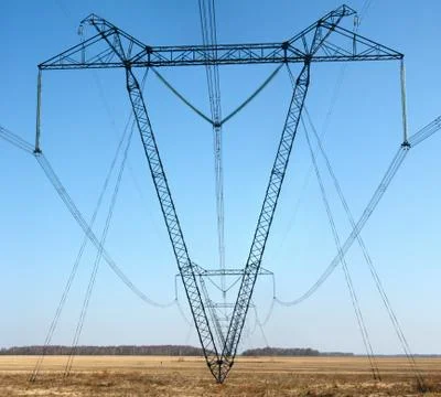Transmission line Foto stock