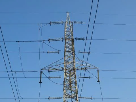 Transmission line Stock Photos