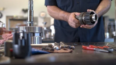 Transmission Shop_1 Stock Footage 88101301