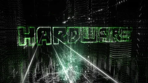 Transmission Technology. Development of Microelectronics. Digital Promotion. Stock Footage 158166455