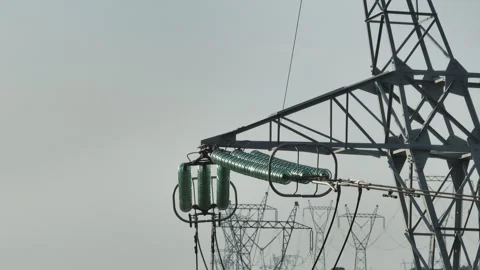 Transmission tower components Stock Footage 250723411