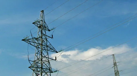 Transmission tower Stock Footage 713336