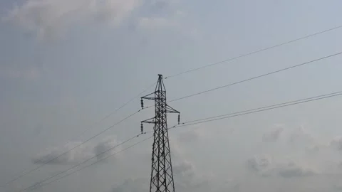 Transmission Tower Stock Footage 335216516