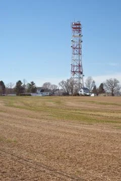 Transmission tower Stock Photos