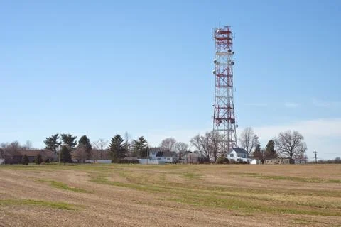 Transmission tower Stock Photos