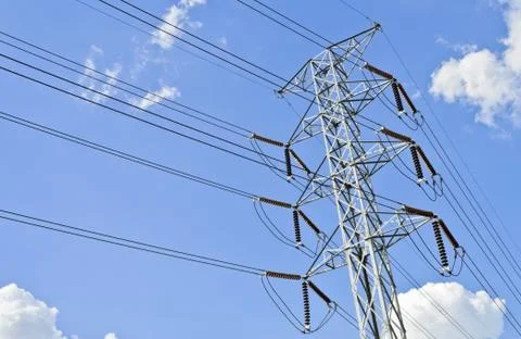 Transmission tower Stock Photos
