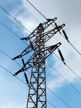 Transmission tower Stock Photos