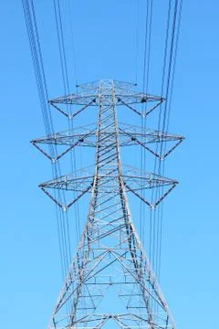 Transmission tower Stock Photos
