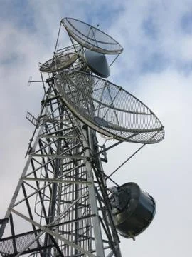 Transmission tower. Stock Photos