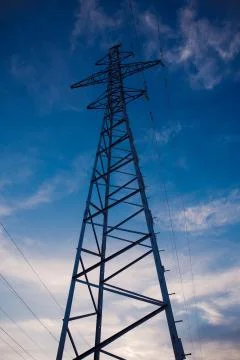 Transmission tower Stock Photos