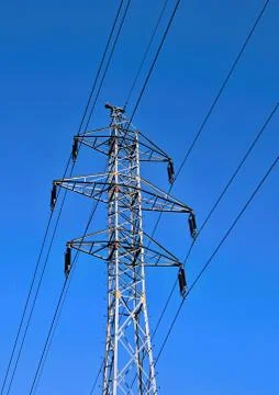 Transmission tower Stock Photos