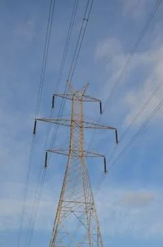 Transmission tower Stock Photos