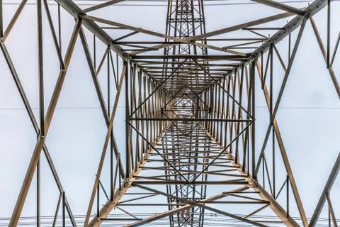 Transmission tower Stock Photos