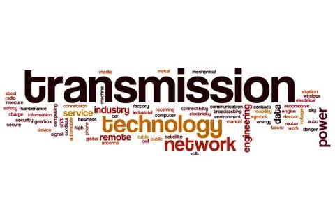 Transmission word cloud イラスト素材