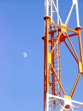 Transmitter construction Stock Photos
