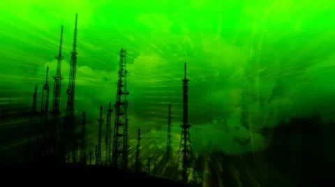 Transmitter Science and Technology background 1 Stock Footage 10863011