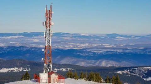 Transmitter tower Stock-Fotos