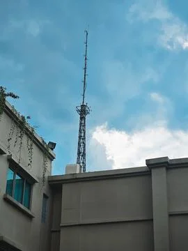 Transmitter tower Stock Photos
