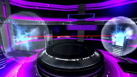 Transmitting information using a laser. Laboratory. Experience or experiment Stock Footage 269770487