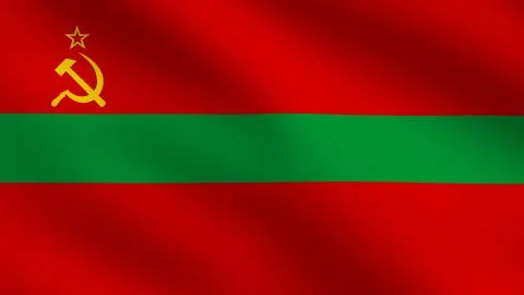 Transnistrian flag Stock Illustration