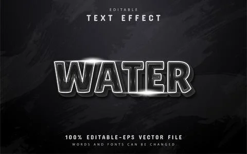 Transparant text effect Stock Illustration